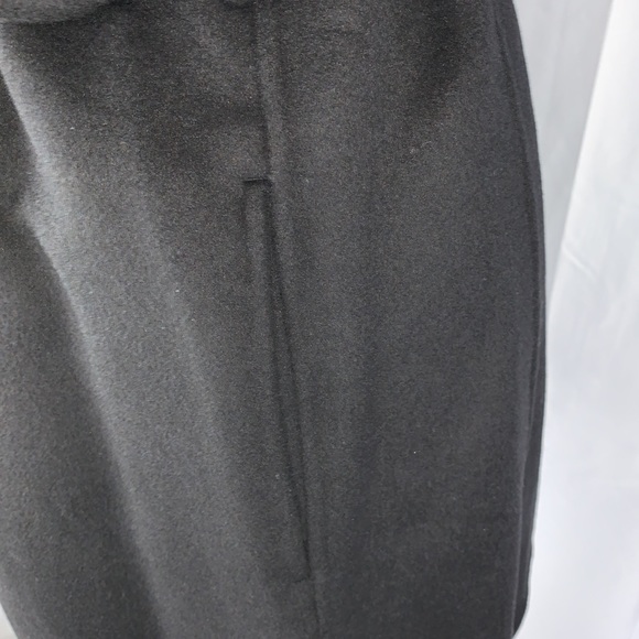 LAST ONE Tahari Ella Double Face Belted Wrap Coat - Picture 6 of 9